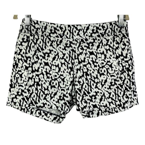 J. Crew Factory blue/white print shorts, size 2, navy & white, style 37571 - Picture 1 of 10